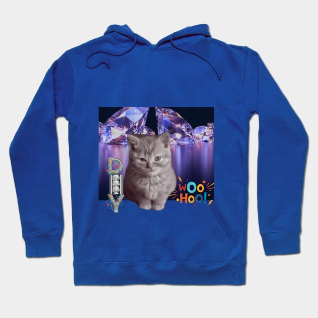 WOO HOO CAT T SHIRT Hoodie by gorgeous wall art